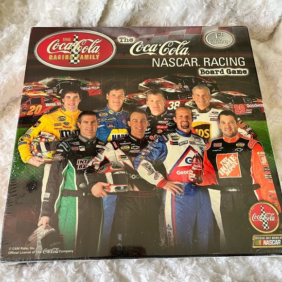 Nascar Coca Cola Racing Board Game 1st Edition New Collectors Edition SEALED - Picture 2 of 11